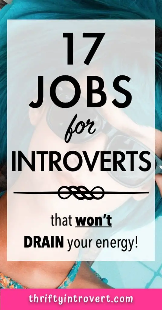 17 jobs for introverts pin