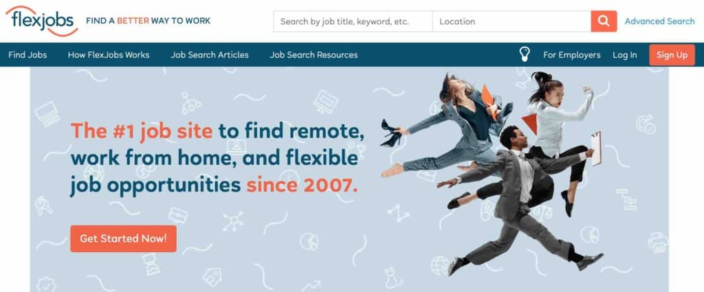 FlexJobs remote art and design jobs