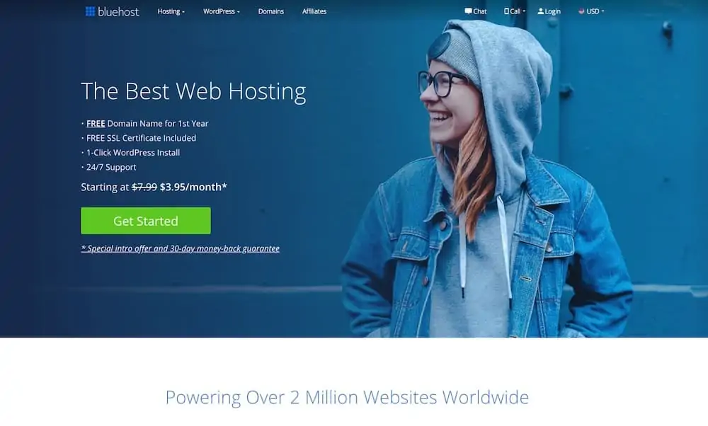 1 Welcome to Bluehost create a niche website