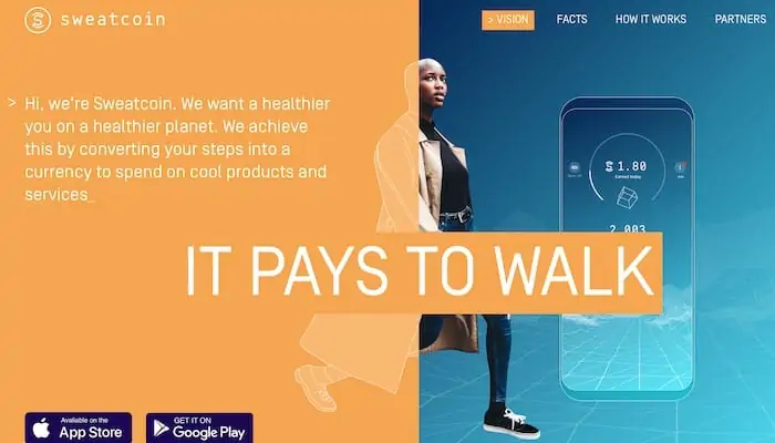 Sweatcoin make money online walking