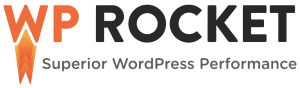 WPRocket Logo create a niche website