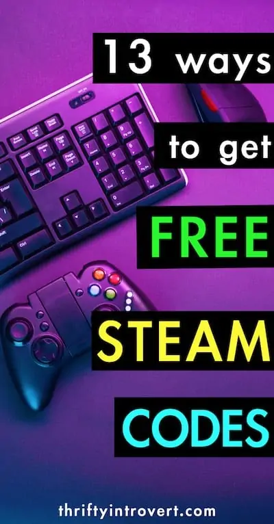 free steam codes pin