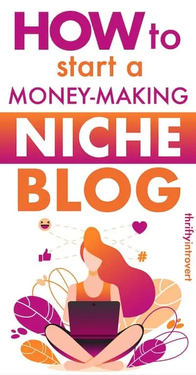 how to create a niche website pin