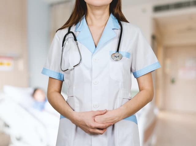 female healthcare worker