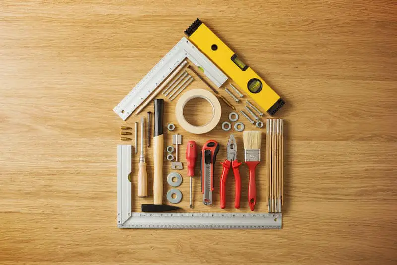 live frugally on one income by doing your own home repairs