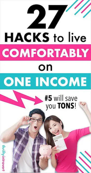 live frugally on one income pin